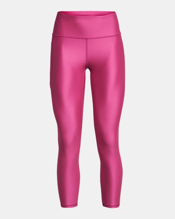 Damen HeatGear® Armour 7/8 Leggings mit hohem Bund, Pink, pdpMainDesktop image number 4